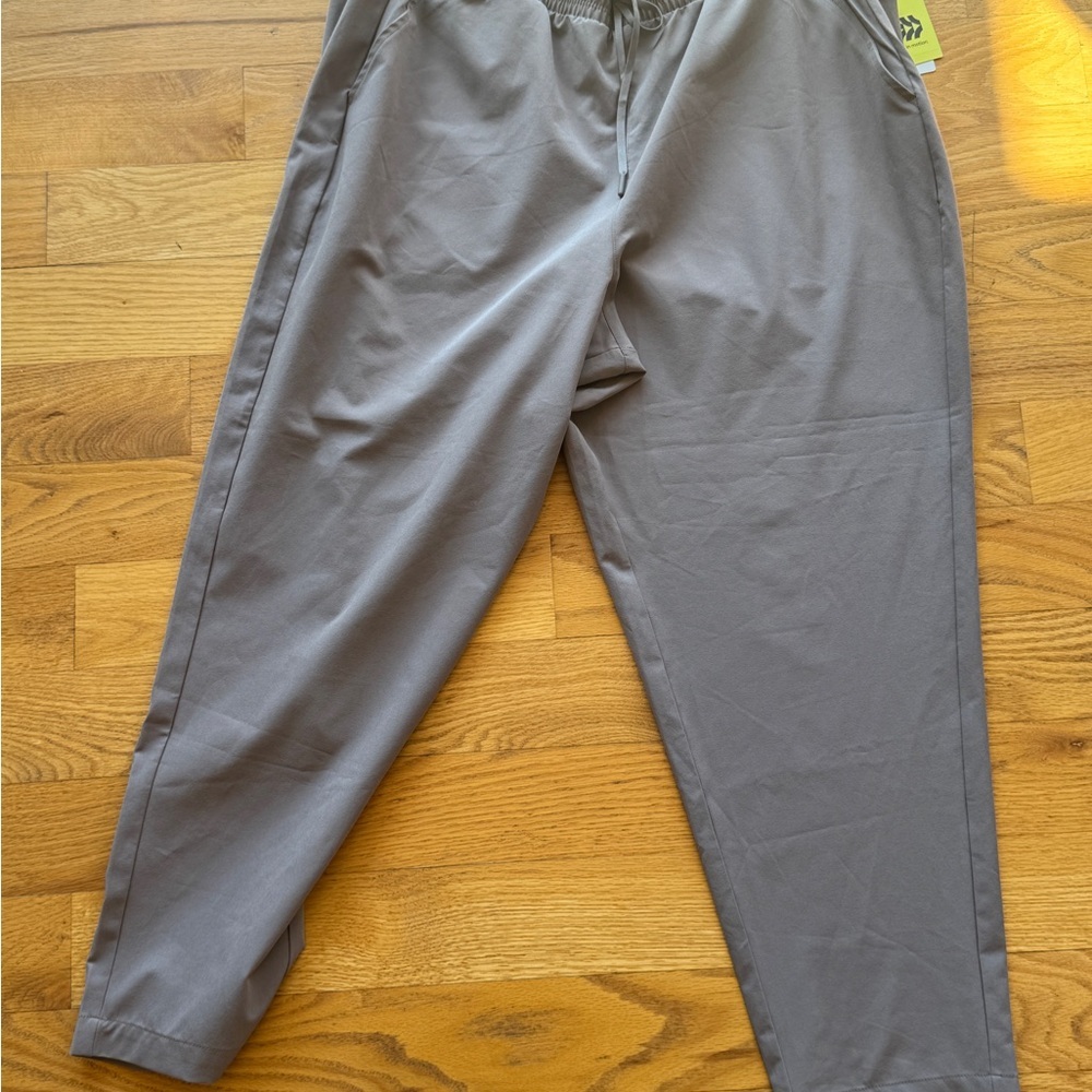 Gray Pants tape pants